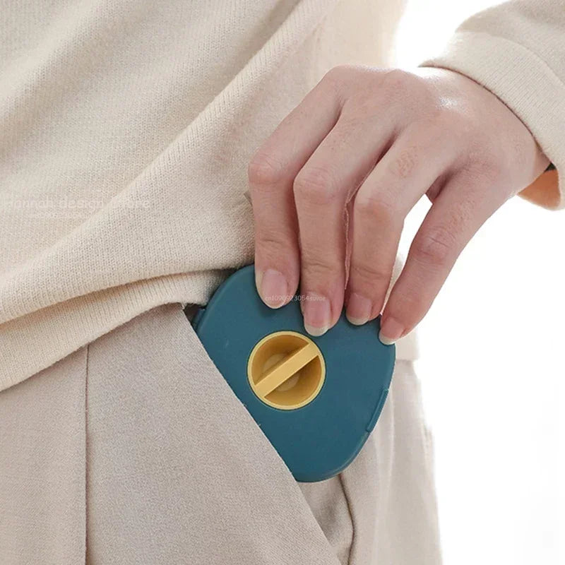 Sleek Cord Cable Winder Organizer with Phone Stand Rotate to Retract Tangle-Free Charging Cable Case Earphones USB Wires Organization